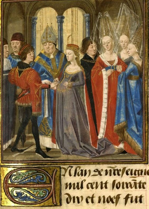 brown and blue burgundian