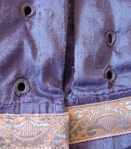 regency blue eyelet detail