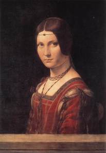 Leonardo da Vinci, La Belle Ferroniere, 1490. 